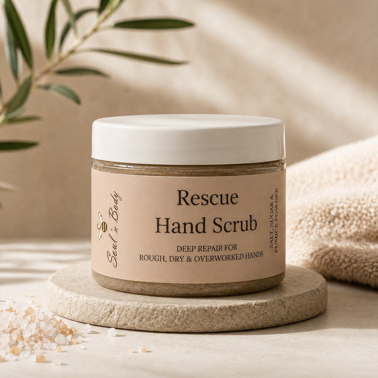 Rescue Hand Scrub – Intensive Care for Rough, Dry Hands | Gardener & DIY Formula