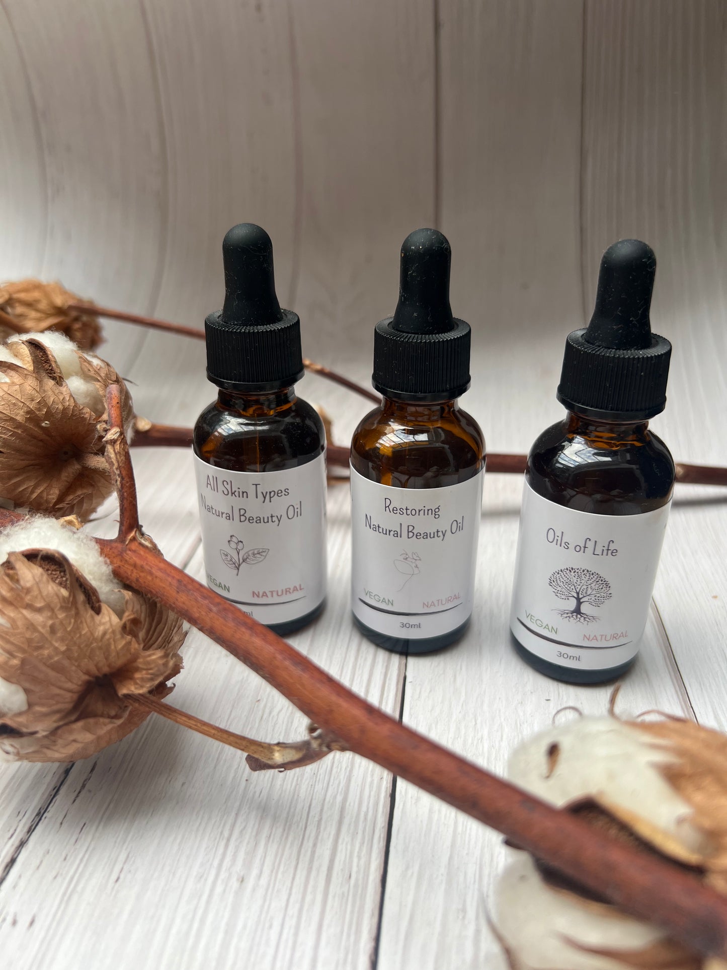 Restorative Face & Body Oil – Sesame, Rosehip & Black Seed – Deep Hydration & Radiance