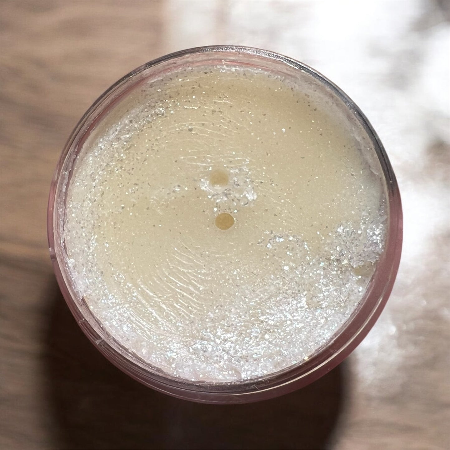 Glitter Lip Balm – Natural Handmade Lip Balm with Subtle Gold & Silver Sparkle, Moisturizing Lip Care, Shimmer Lip Balm Gift