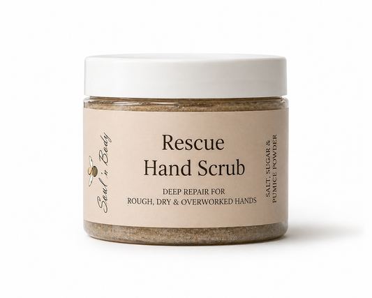 Rescue Hand Scrub – Intensive Care for Rough, Dry Hands | Gardener & DIY Formula
