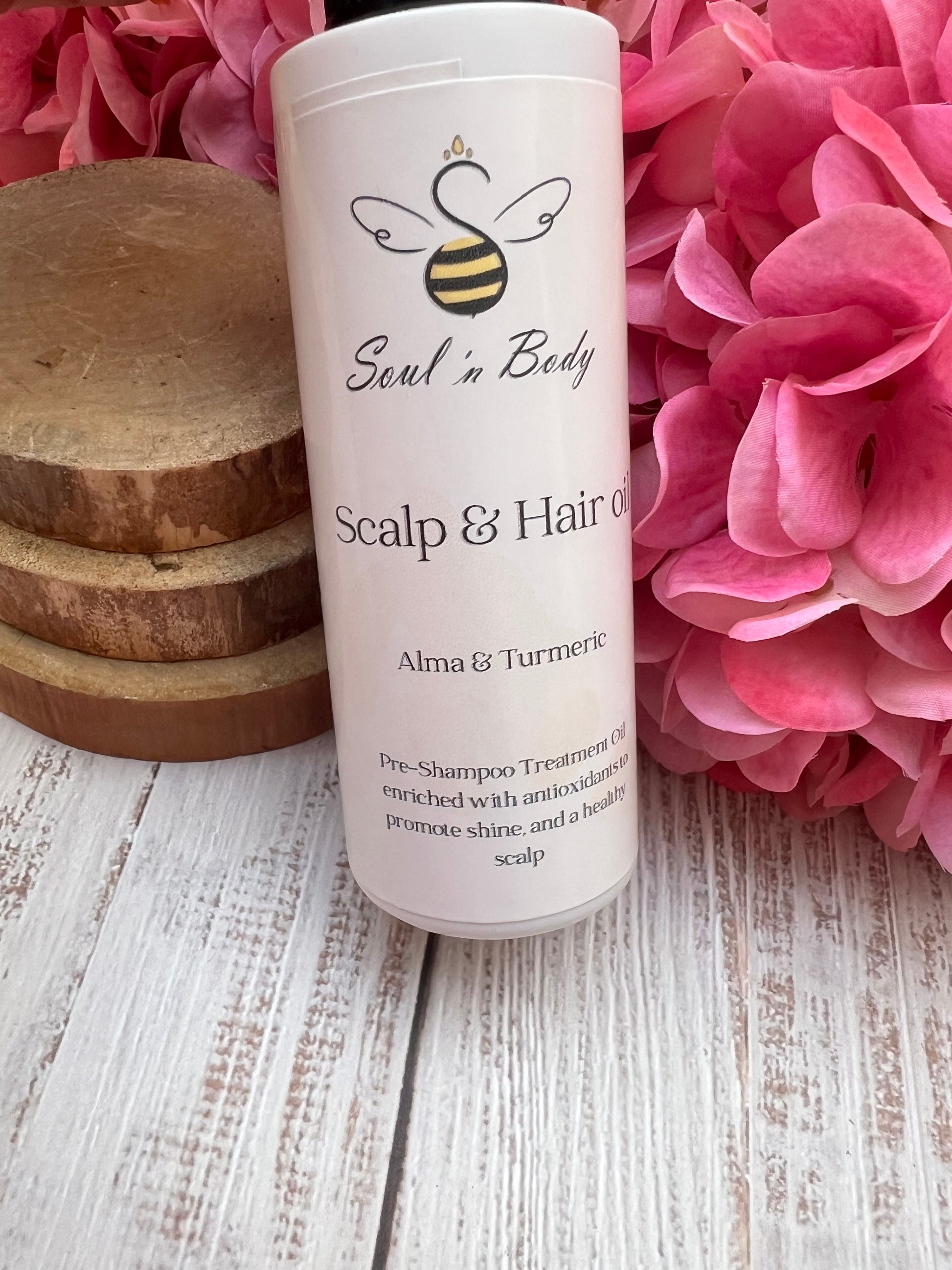 amla and turmeric hair and scalp oil