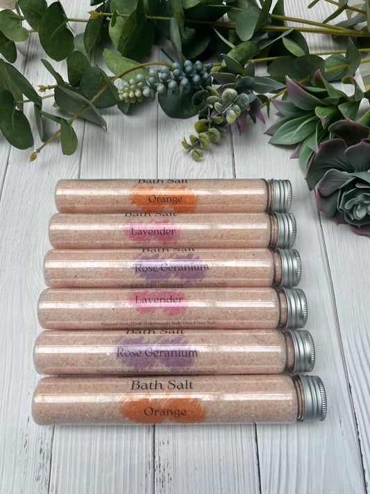 soul n body bath salt set with different essential oils