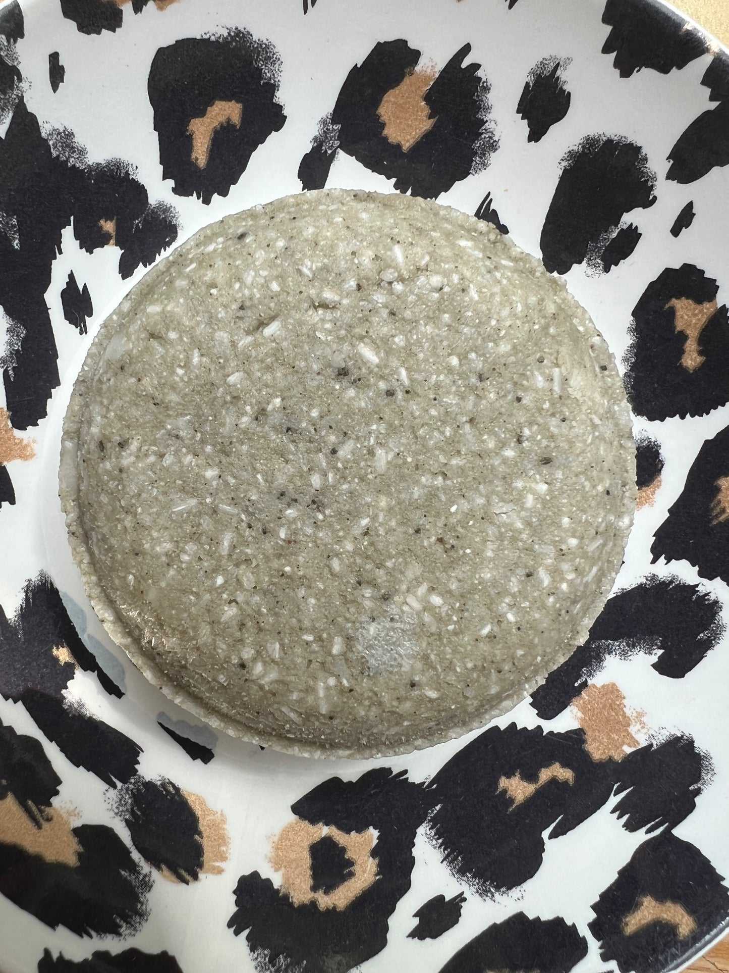 handmade shampoo bar with kaolin clay